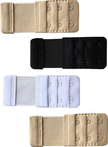LOMOZAN Bra Hook Extender Premium Quality(Beige-2pc,White-1pc,Black-1pc) Hook Extender