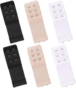 Sona 6 Pcs Women's Bra extenders 2 Hooks/3 Hooks Bra Extension Hook Extender