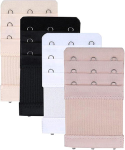 Branties Bra Extender 3 Hooks 3 Rows Elastic Bra Band Hook Strap Extensions for Women, Hook Extender
