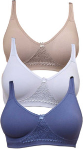 SuTJena Women Full Coverage Non Padded Bra