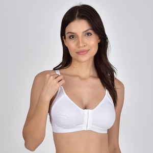 PZ ENTERPRISE Women's Super PC Cotton Lycra Free Size Non Padded Front Hook Bra Women Everyday Non Padded Bra