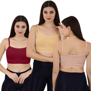 LADHAVA Sports Bra For Women Gym Tops Ladies Underwear Non-Padded Women Bralette Non Padded Bra