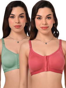 FigureFit Front Open Women T-Shirt Non Padded Bra