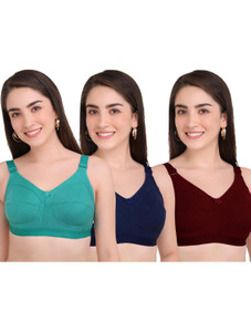 Winsure Full coverage heavy bust Premium Net bra Women T-Shirt Non Padded Bra