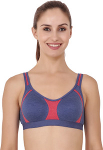 Floret Women's Sports Bra Non Padded & Full Coverage Women Sports Non Padded Bra