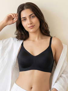 Dressberry Polyamide Bonded T-Shirt Bra | Full Coverage | Seamless Women T-Shirt Lightly Padded Bra