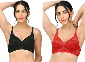 JIKADARA DECENT BRA FOR WOMEN PACK OF 2 Women Full Coverage Non Padded Bra
