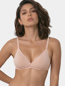 Enamor Wirefree A039 Perfect Coverage Cotton Women T-Shirt Lightly Padded Bra