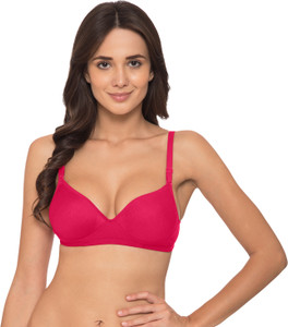 KOMLI Komli Heavily Padded Cotton Rich Bra | Wireless| Seamless Molded | Everyday Bra Women Everyday Heavily Padded Bra