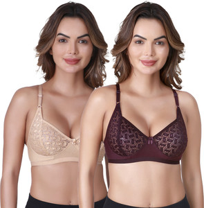 SKDREAMS महिलाओं के लिए फुल कवरेज नॉन-पैडेड ब्रा