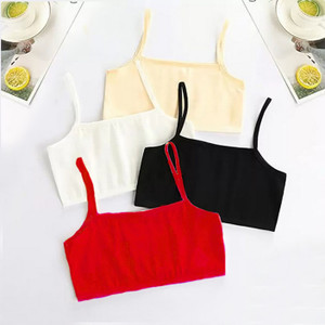 BRAAFEE Pack of 4 Women Non Padded fully stretchable High Coverage Bra (Multicolor) Women Sports Non Padded Bra