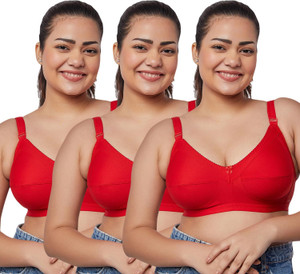 maashie M307 Women's Cotton Non-Padded Non-Wired Minimizer Bra Women Everyday Non Padded Bra