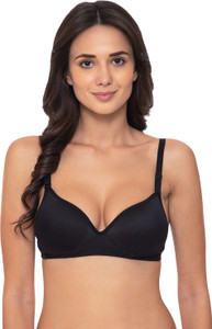KOMLI Komli Heavily Padded Cotton Rich Bra | Wireless| Seamless Molded | Everyday Bra Women Everyday Heavily Padded Bra