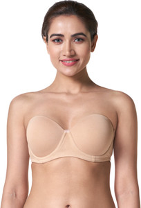 Blossom STRAPLESS BRA Women Balconette Lightly Padded Bra