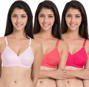 SOUMINIE Souminie U-Back 100% Cotton Non-Padded Minimizer Full Coverage Bra Women Minimizer Non Padded Bra