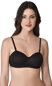 small candy Women's Push-Up| Lightly Padded T-Shirt Bra | Blend (Black 30B) Women T-Shirt Lightly Padded Bra
