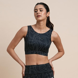 vitawolf doodle Women Sports Heavily Padded Bra