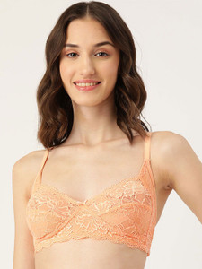 Dressberry DressBerry Floral Non Padded T-Shirt Lace Bra महिलाओं के लिए ब्रा