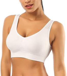 BBBIKINI Women Cotton Non Padded Non-Wired Air Sports Bra (Pack of 3) Women Full Coverage Non Padded Bra