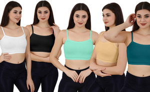 LADHAVA Sports Bra For Women Gym Tops Ladies Underwear Non-Padded Women Bralette Non Padded Bra