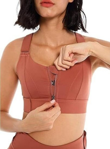 Sensual Lady Sports Yoga Bra with Adjustable Straps High Impact Shockproof Brassiere Women Sports Lightly Padded Bra