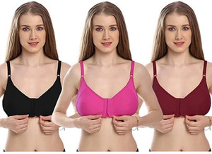 Viyan Shop FRONT HOOK OPEN BRA Women Everyday Non Padded Bra