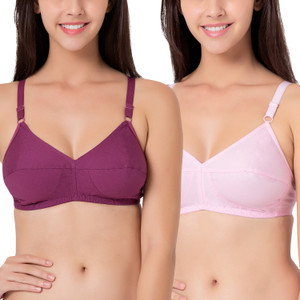 SOUMINIE Souminie 100% Cotton Non-Padded Minimizer Full Coverage Bra Women Minimizer Non Padded Bra