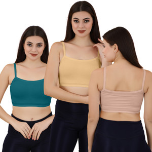 LADHAVA Sports Bra For Women Gym Tops Ladies Underwear Non-Padded Women Bralette Non Padded Bra