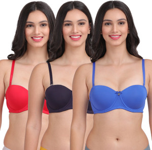 AMOUR SECRET Demi cup Underwired Pushup Bra Women Push-up Lightly Padded Bra