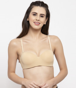 Quttos Women T-Shirt Lightly Padded Bra