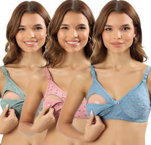 Brielle Women Maternity/Nursing Non Padded Bra