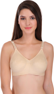 Featherline 100% Pure Cotton Perfect Fitted Women's Everyday Women Full Coverage Non Padded Bra