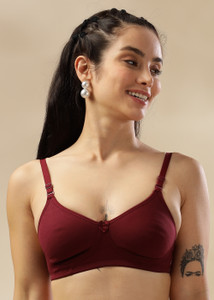 Dollar Missy Wire-Free Soft Padded T-Shirt Women T-Shirt Lightly Padded Bra