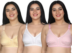 Maroon Women T-Shirt Non Padded Bra