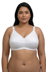 NewStyleUp Women's Plus-Size Everyday Full-Coverage Cotton Bra – Non-Wired, Women Full Coverage Non Padded Bra