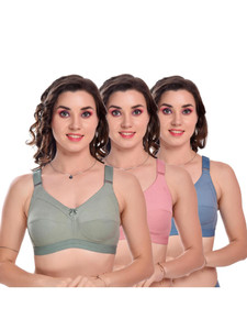 TEENPLUS double layered bra combo For women and Girls ladies bra underwired push up bra Women T-Shirt Non Padded Bra
