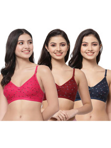 COLLEGE GIRL Fashion Print Women Everyday Non Padded Bra