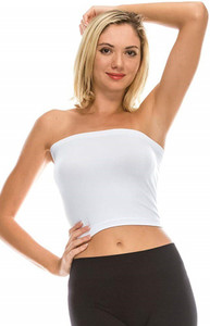Glamoras Strapless Medium Length Non Padded Tube Top Bra Women Bandeau/Tube Non Padded Bra