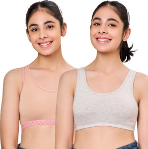 Maroon Women Sports Non Padded Bra