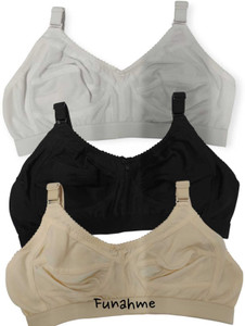 Funahme Women Full Coverage Non Padded Bra