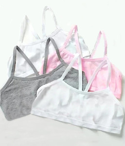 BRAAFEE 4_SLIP_WGbabyW Girls fully stretchable cotton full coverage non padded bra Girls Sports Non Padded Bra