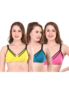 Bilqis Full Coverage Maternity/Nursing T-Shirt Type Bra Women Maternity/Nursing Non Padded Bra