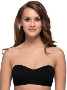 Enamor Wirefree A019 Perfect Shaping Cotton Strapless Women Bandeau/Tube Non Padded Bra