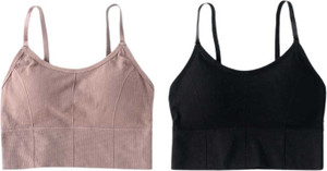 Mrs Queen sports bra for girls Women Sports Lightly Padded Bra