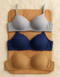 15 PLUS Women T-Shirt Lightly Padded Bra