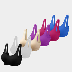 Mysha Air Sports Bra (Free Size, Fits Best- 28-34) Women Sports Non Padded Bra