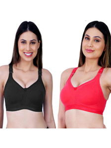 Ladyland Damani women Cotton 4 hook bra Women T-Shirt Non Padded Bra