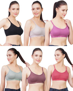 B-SOFT B-SOFT Molded MSB-201 Sports Bra For Women Women Sports Non Padded Bra