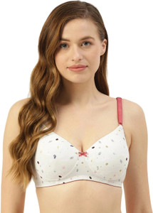 LEADING LADY Leading Lady Women's Printed Lightly Padded T-Shirt Bra Women T-Shirt Lightly Padded Bra