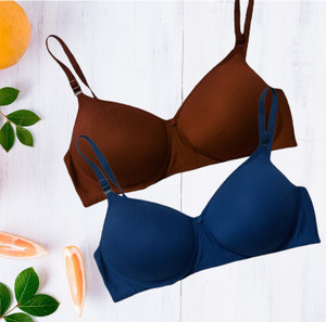 Piylu Women Full Coverage Lightly Padded Bra